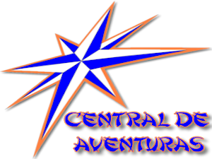 Screenshot do site CENTRAL DE AVENTURAS