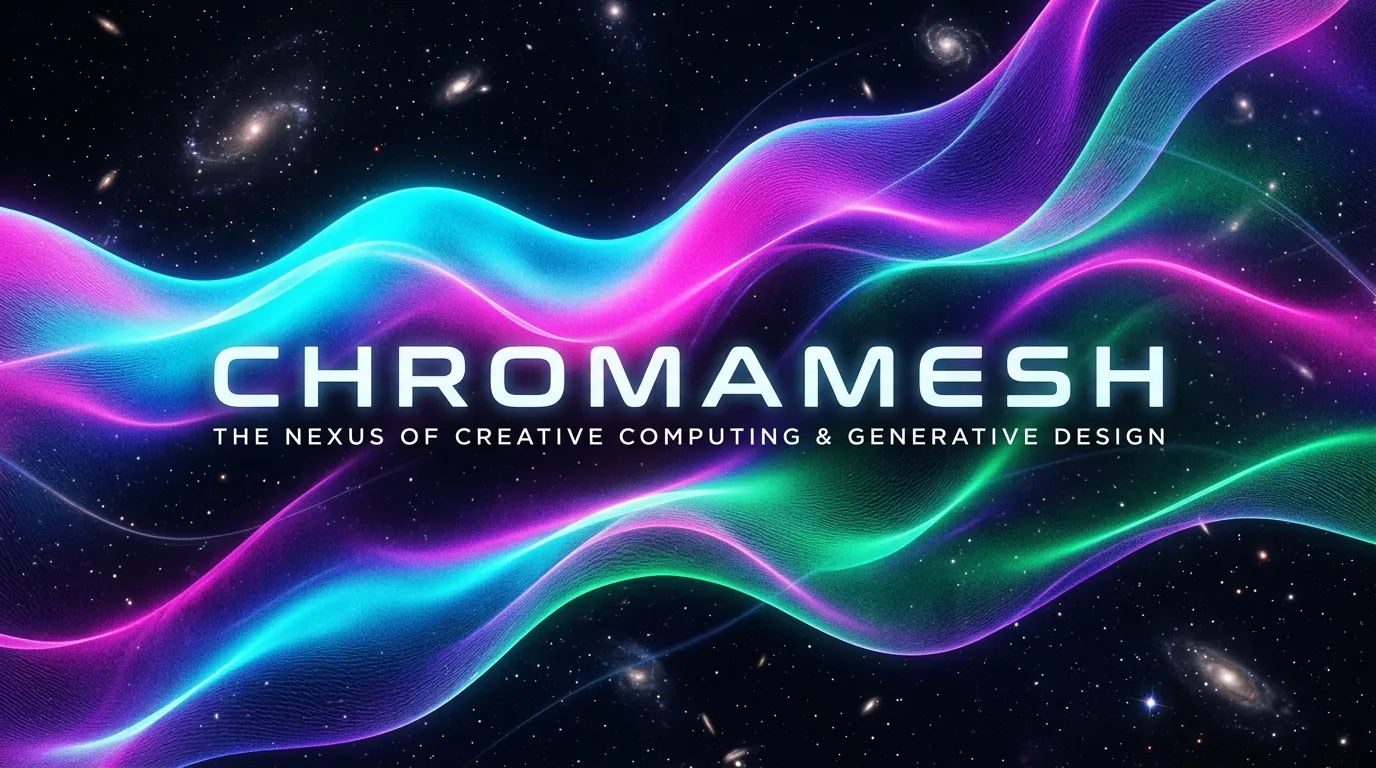 Screenshot do site ChromaMesh • Fluid Mesh Studio