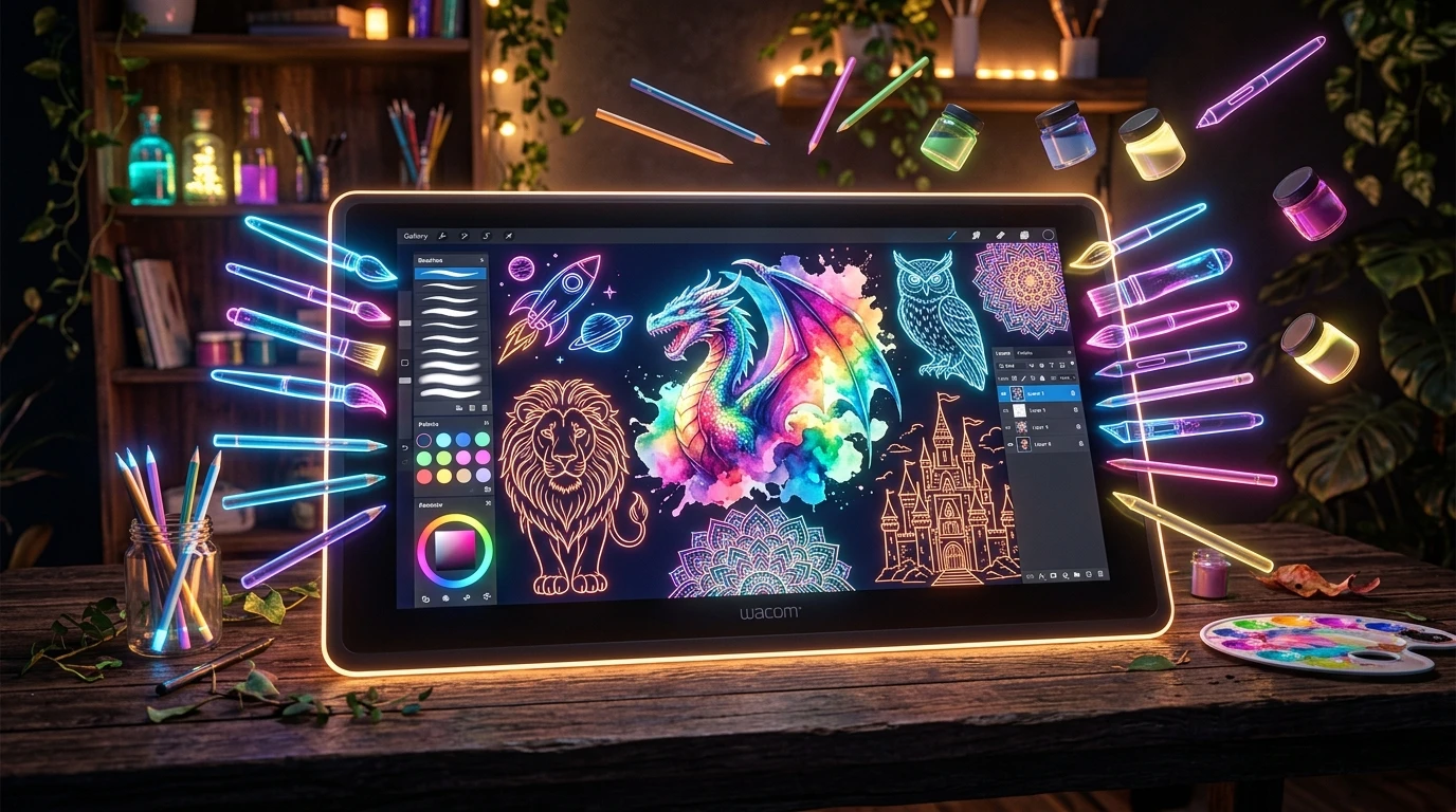 Screenshot do site ColorBook Studio • Coloring & Paint