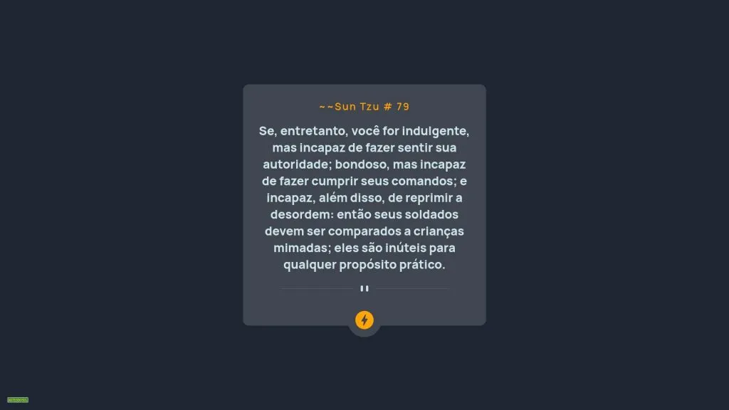 Screenshot do site Sun Tzu