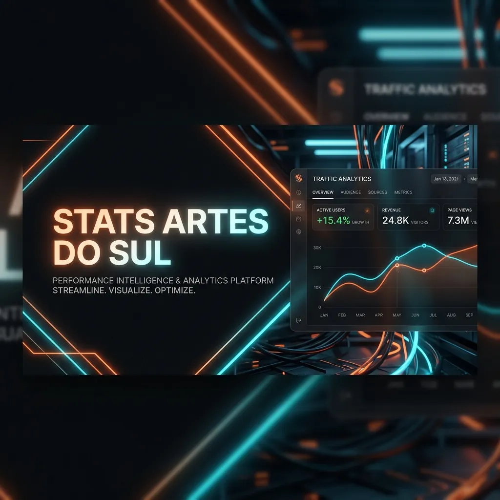 Screenshot do site Stats Artes do Sul